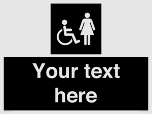 Custom information: black panel disabled and female